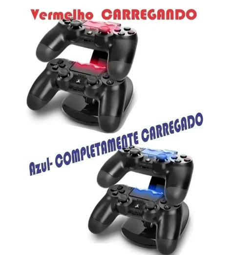 Carregador de controle, base carregador duplo, para ps4