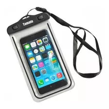 Massageador Portátil Recarregável + Capinha Bag Aquática Para Celular Prova D'água Universal Cor Preto