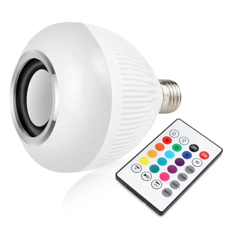 Lâmpada DAFUSHOP,  Bluetooth, Led, Caixa De Som Com Controle Remoto, 12W, Luz Colorida tipo Balada